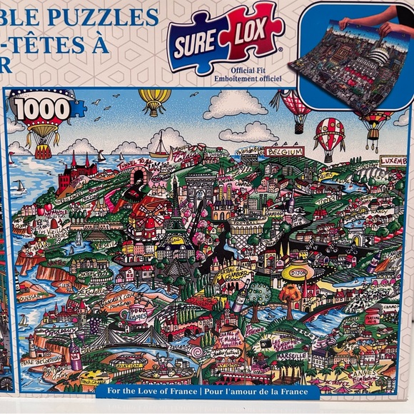 1000 pcs For the love of France Jigsaw Puzzles with magnetic snap box - Picture 14 of 14